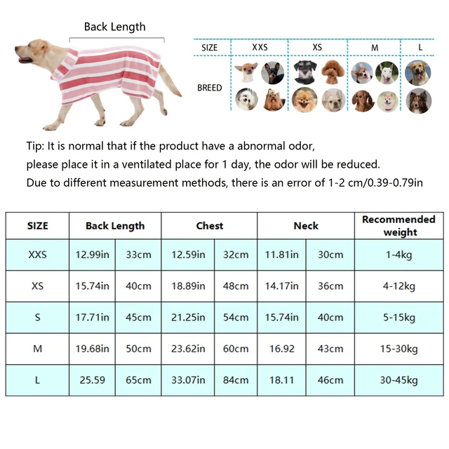 Super Absorbent Quick-Dry Dog Bathrobe,  Soft Striped Towel Robe for Pets with Adjustable Belly Strap cat pet bath large bath to 6