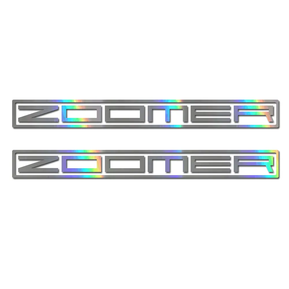 2X Per Honda Zoomer Logo Scooter Vinile Decalcomania Adesivi Adesivi Paraurti Finestrino Auto