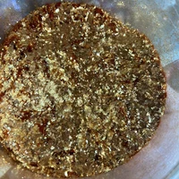 Poudre de mica à gros grains effet scintillant, pigment brillant rouge bronze doré pour nail art, peinture, savon, slime, résine époxy et artisanat 3