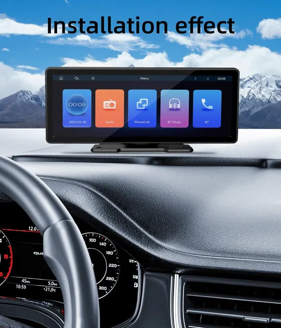 Pantalla Coche Universal Android Auto & Carplay 10,25 pulgadas – RProjekt