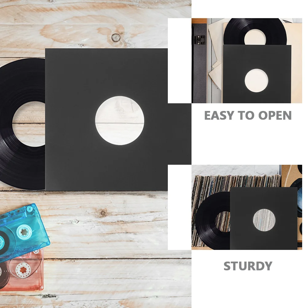 6 Pcs Vinyl Jackets Protector Album for Records Protective Sleeves Po Paper