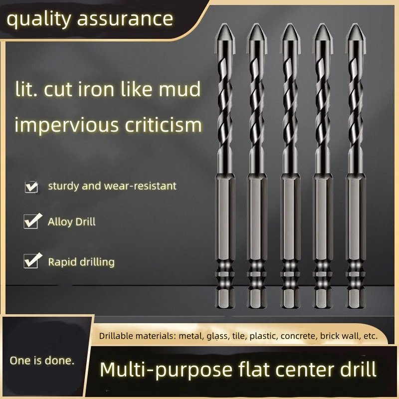 

Multifunction Drill Bit Home Decoration Tile Glass Opener Drill Bit Eccentric Drill Crooked Head Oscillating Drill Bit Drill