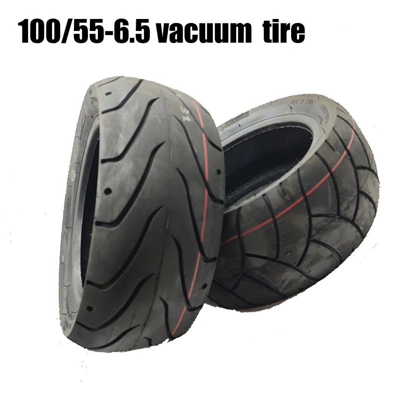 

11 Inch 100/55-6.5 Tubeless Tyre 90/65-6.5 For Modified Electric Scooter Tire High Quality Rubber E Replace Tires Parts
