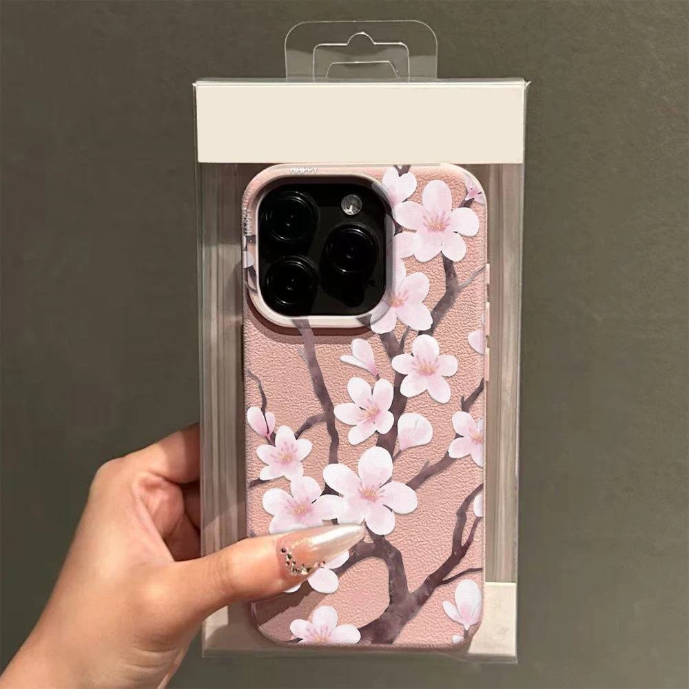 Elegant Soft Flower Silicone Phone Case - Delicate Floral Design
