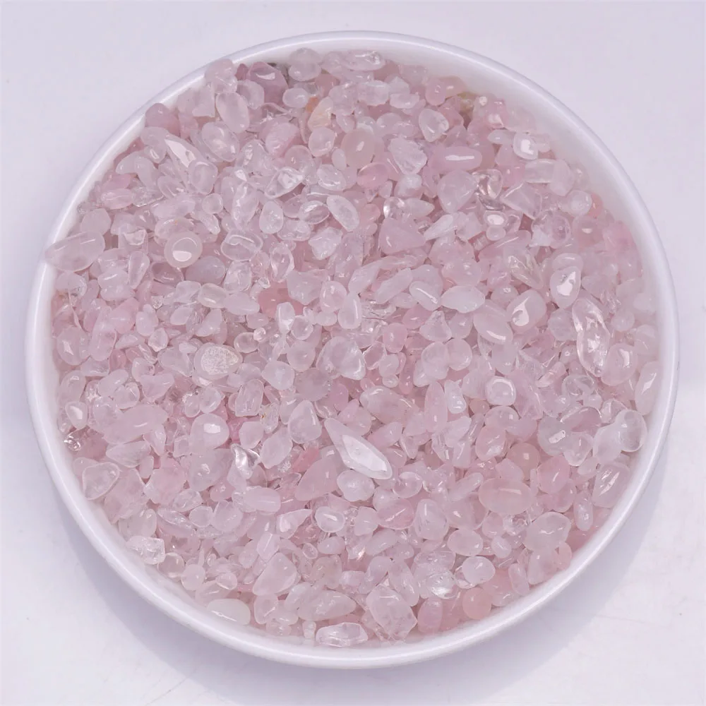 Natural Tumbled Gemstone Chips for Decorative Bedding and Vase Filler, 3-5mm
