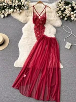 CHILLGIO Women Sexy Lace Transparent Bodysuits Hotsweet Tight Catsuits Erotic Intimate Rompers Fashion Strappy Onesie Lingerie - Image 2