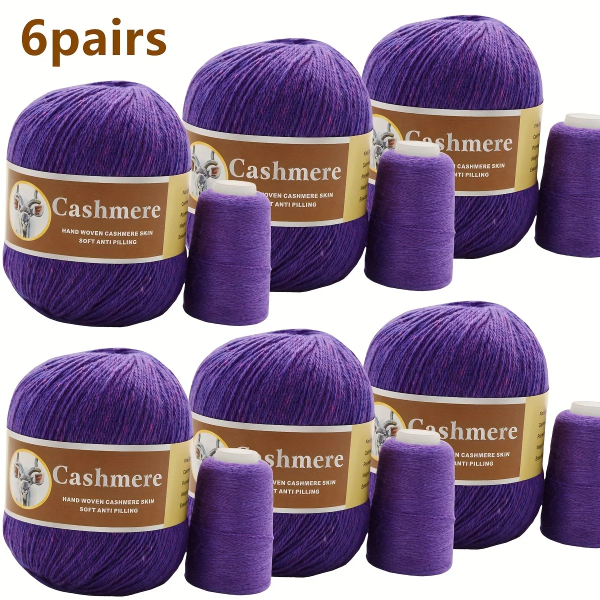 Luxurious Hand-Knitting Cashmere Wool