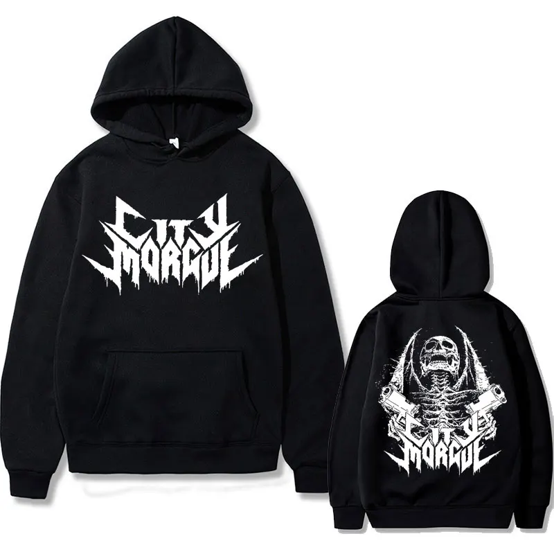 Rapper Zillakami Sosmula City Morgue Double Sided Print Hoodie 