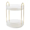 360 Degree Rotating Cosmetic Storage Rack Detachable Perfume Holder Rack Light Luxury Versatile for Dressing Table Washing Table 3