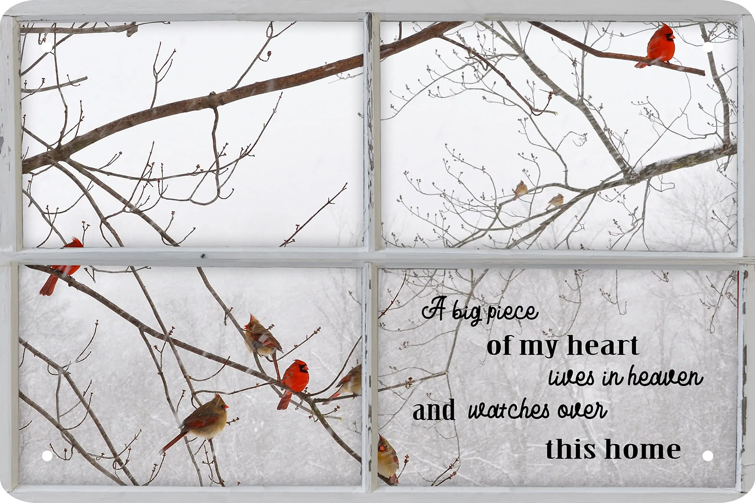 

Cardinal Gifts Cardinal Decor Cardinal Bird out Side The Window большой кусок моего сердца живет на небесах и наблюдает за этим