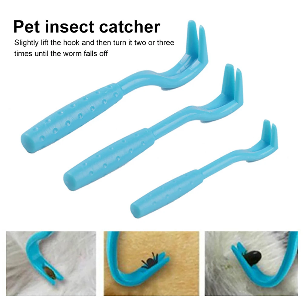 3-30PCS Flea Remover Hook Tick Remover Tweezer Tick Pull Cat Dog Grooming Insect Clips Kittens Lice Removal Pet Cleaning Tools - Image 5