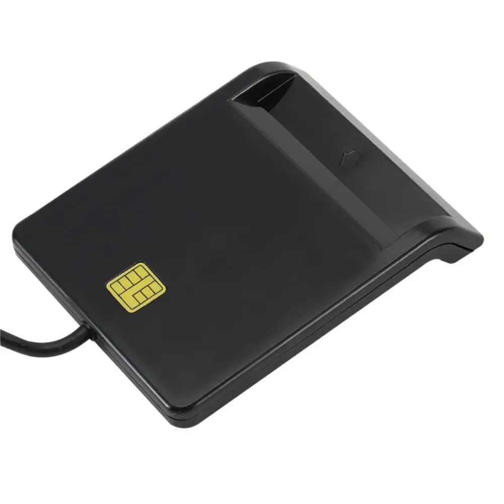 Grwibeou USB 스마트 카드 리더, 은행 카드용 IC/ID EMV 카드 리더, 윈도우 7, 8, 10, 리눅스 OS용 하이 퀄리티, USB-CCID ISO 7816