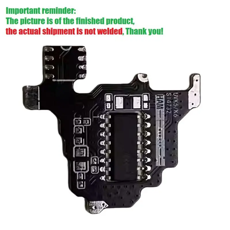 T10CSI4732 단파 라디오 모듈+Quansheng UVK5/UVK6 PCB+SI4732IC+2M 용량 확장용 도넛 SW/AM 안테나