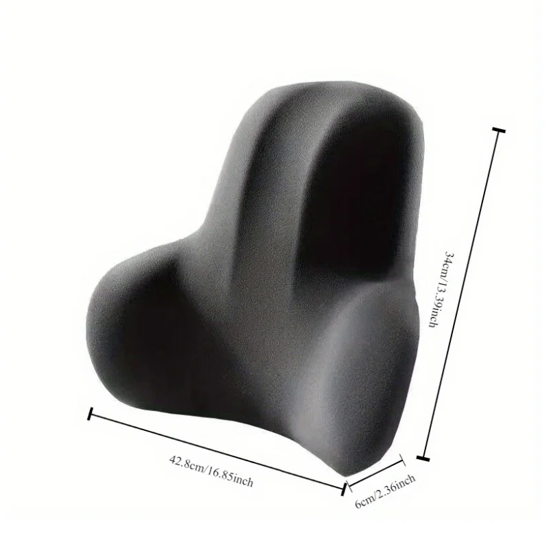 Memory Foam Lumbar Back Cushion Car Office Chair Lumbar Cushion Postpartum Waist Support Multi Functional Pain Relief Pillow 6