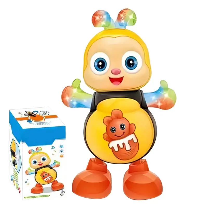 Dancing Bee Vocal Toys Cartoon Pets Electric Music Toy With Sound Flash Lighting Sing Dance for Kids Interactive Educational Toy 2