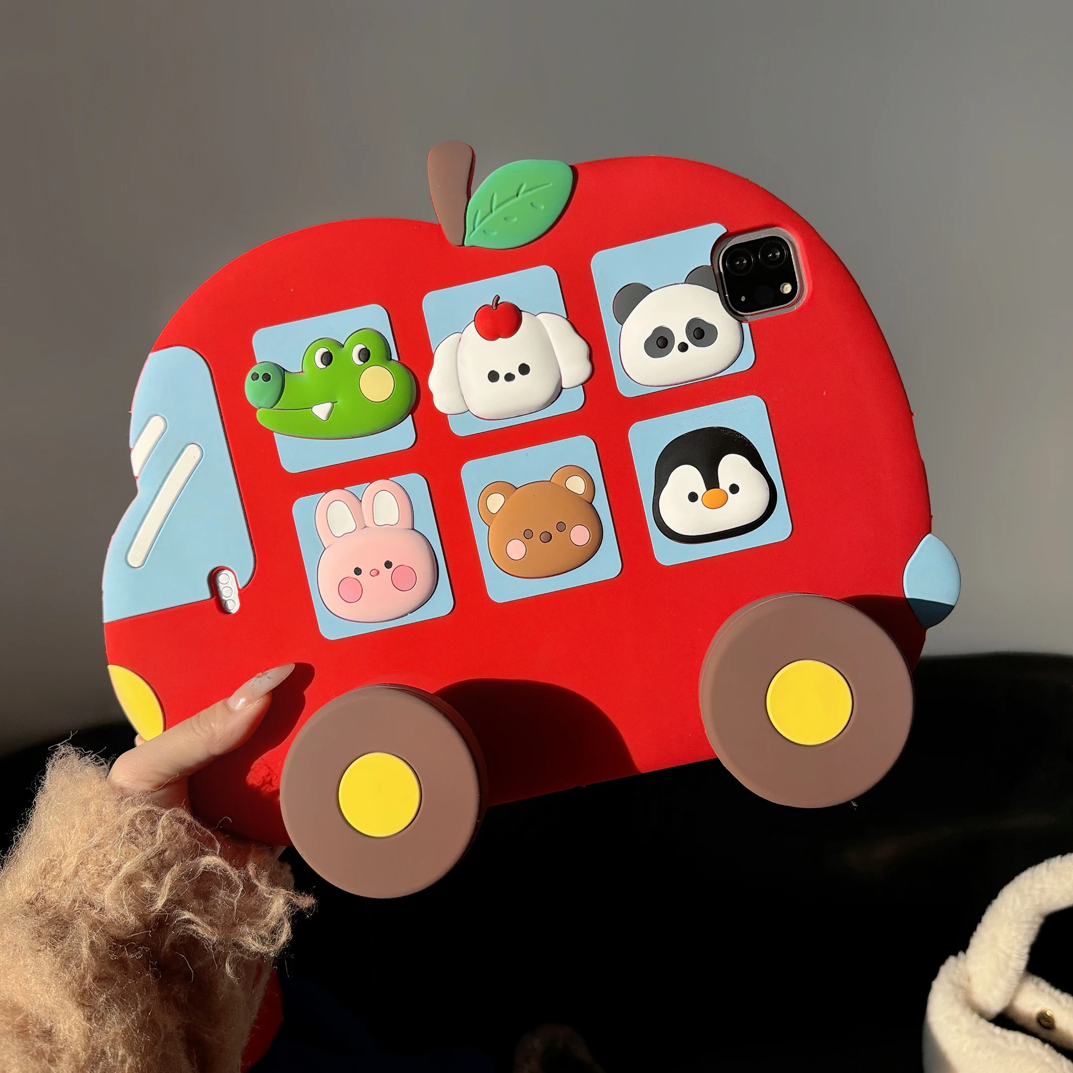 Cute Cartoon Animal Silicone Tablet Protective Case