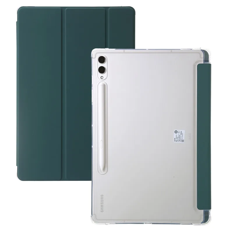traseira clara, suporte de caneta, suporte flip, S9 FE Plus, 12,4