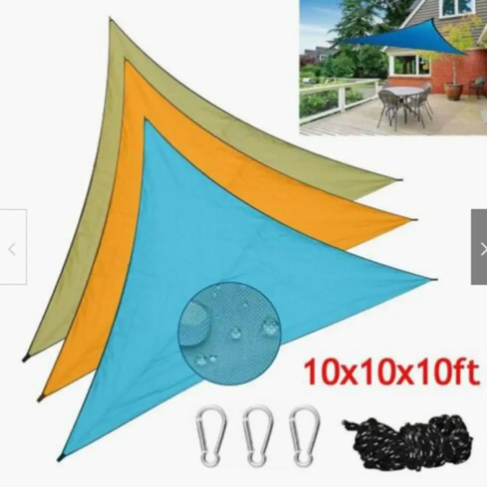 

Outdoor Sun Shade Lightweight Foldable Waterproof Anti-uv Garden Patio Awning Canopy Triangle Cover for Courtyard Swimming Pools