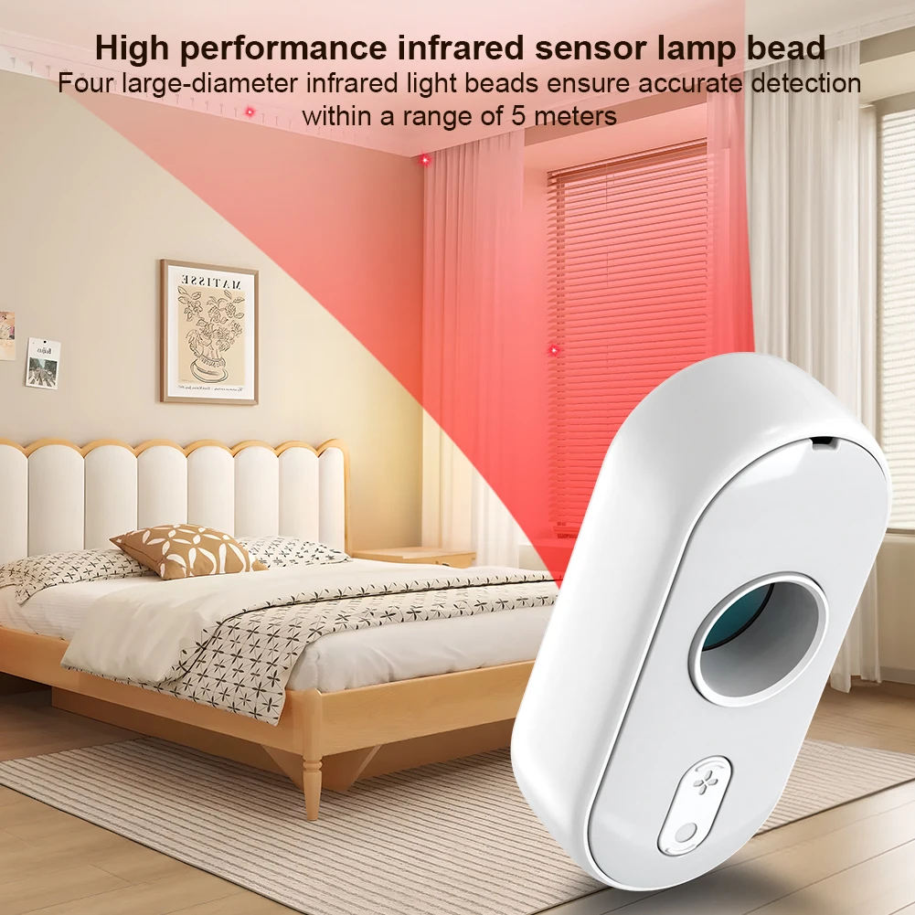 Wireless Hidden Devices Camera Bug Detector Anti-Peeping Hidden Devices Scanner Infrared Camera Finder for Travel Office Hotel