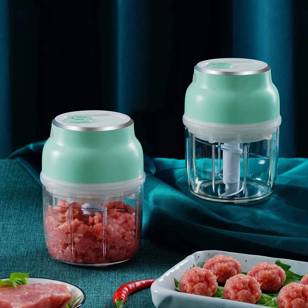 Garlic Grinder USB Electric Food Chopper Rechargeable Wireless Kitchen