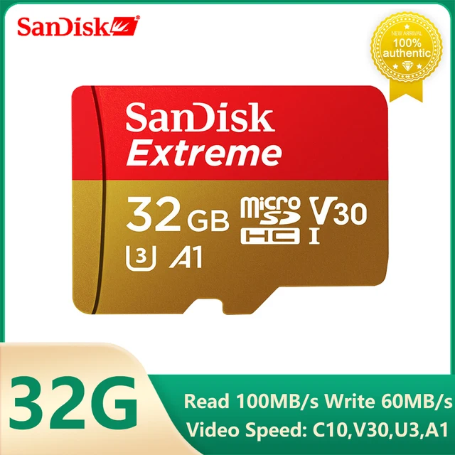 Sandisk Micro Sd-kaart 256Gb A2 Lezen Snelheid 160 M/s 32Gb Micro Sd UHS-I Tf kaart U3 V30 64Gb 128Gb Ondersteuning 4K - AliExpress Computer & Kantoor