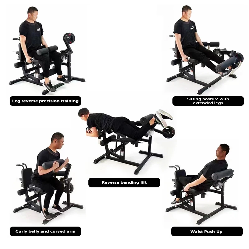 Allenatore per gambe multifunzionale aggiornato, arrotolabile, piegatura e allungamento delle gambe, sedia Fitness, attrezzatura per l'allenamento della forza, recentemente