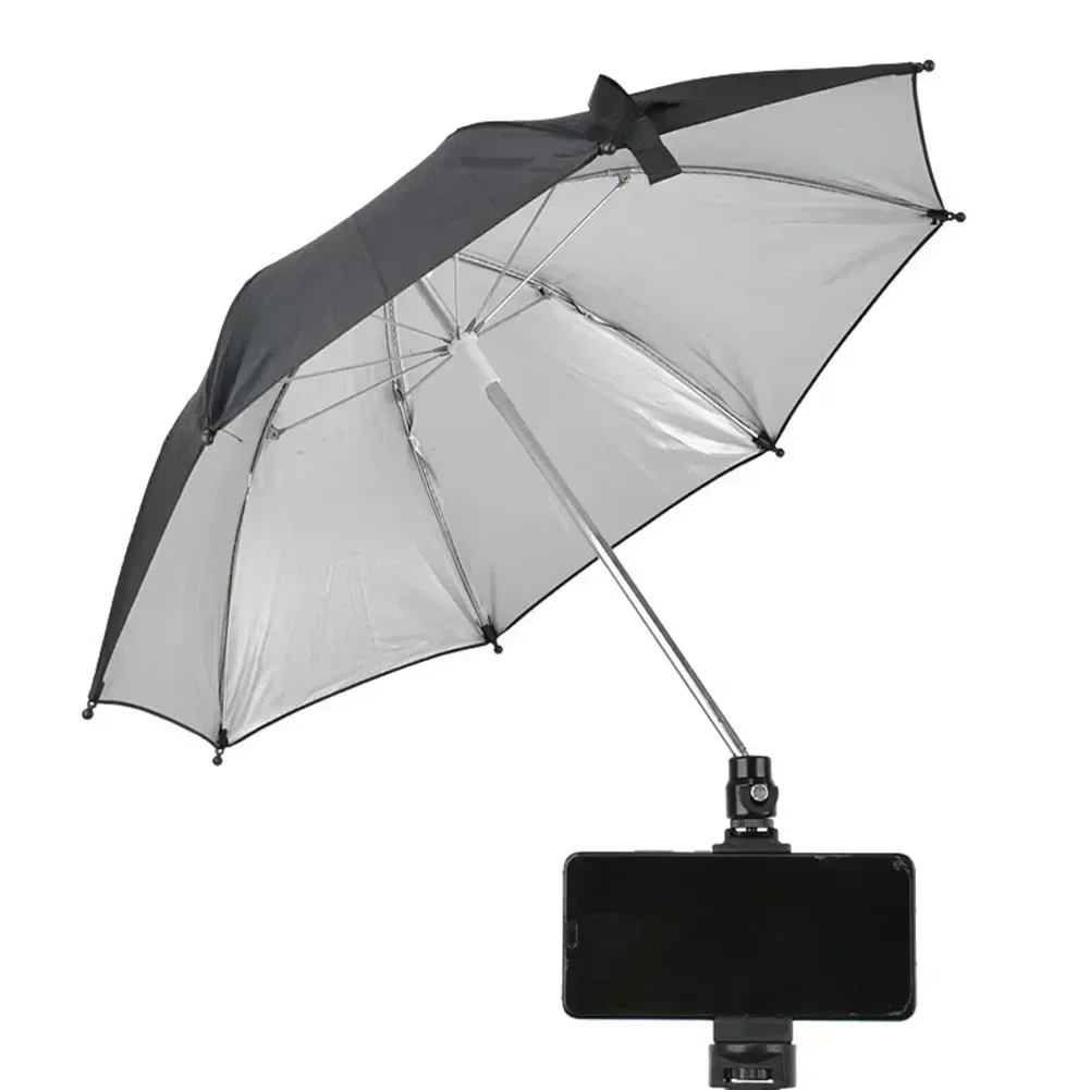 Durable Camera Umbrella Compatible With All Cameras Rain And Sun Protection Adjustable Angle Easy To Carry 19 7 Inches Wide