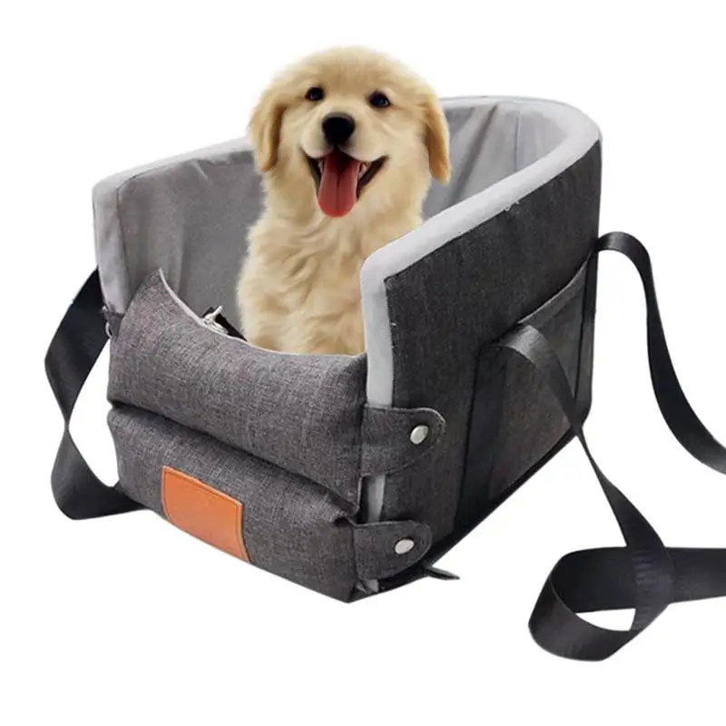 

Pet Car Seat for small Medium Dogs Cats Travel Central Control Cat Dog Bed Transport Dog Carrier Protector Soft Dog Bags