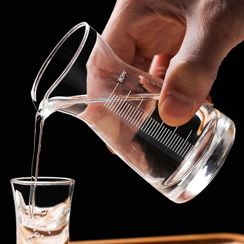 Wine Dispenser Drinkware Foreign Wine Household Measuring Cup Jug Glass Pot with Scale Transparent Mug Water Dispenser Cups