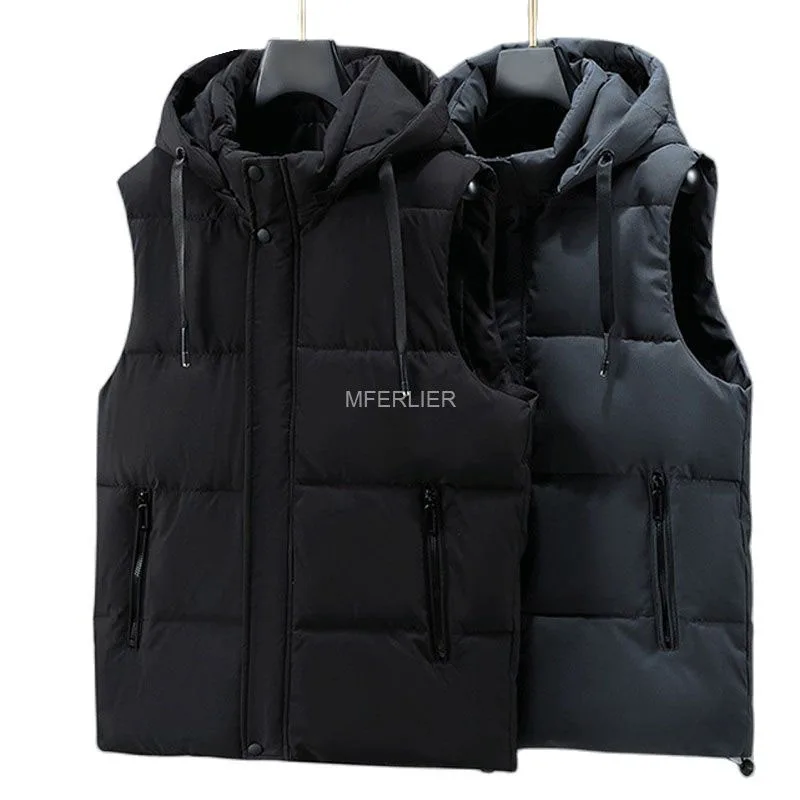 

Оригинальные осенне-зимние жилеты 160 кг, большие размеры 8XL, 7XL, 6XL, свободные куртки без рукавов