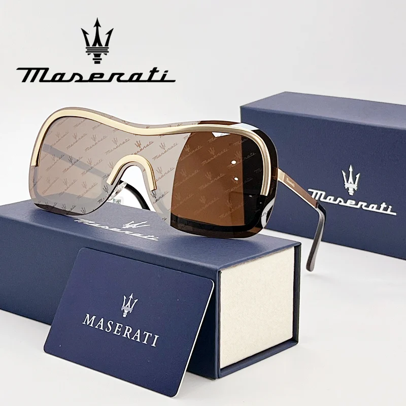 MASERATI Fashion goggles Sunglass detailed lens view