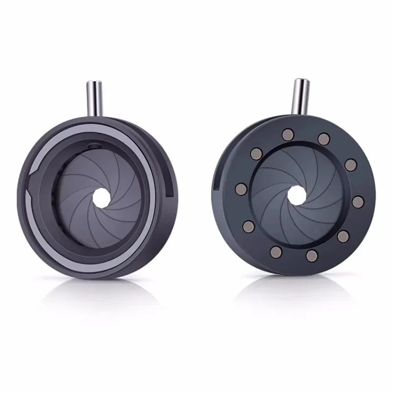 Optical Iris Diaphragm Module Adjustable Manual Aperture M4 Bracket 1-12mm Optional for Microscope Camera Laser optical iris aperture diaphragm