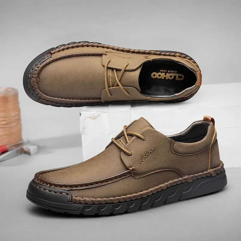 CLOHOO-Men-s-Business-Casual-Shoes-Comfortable-and-Breathable-Rubber ...