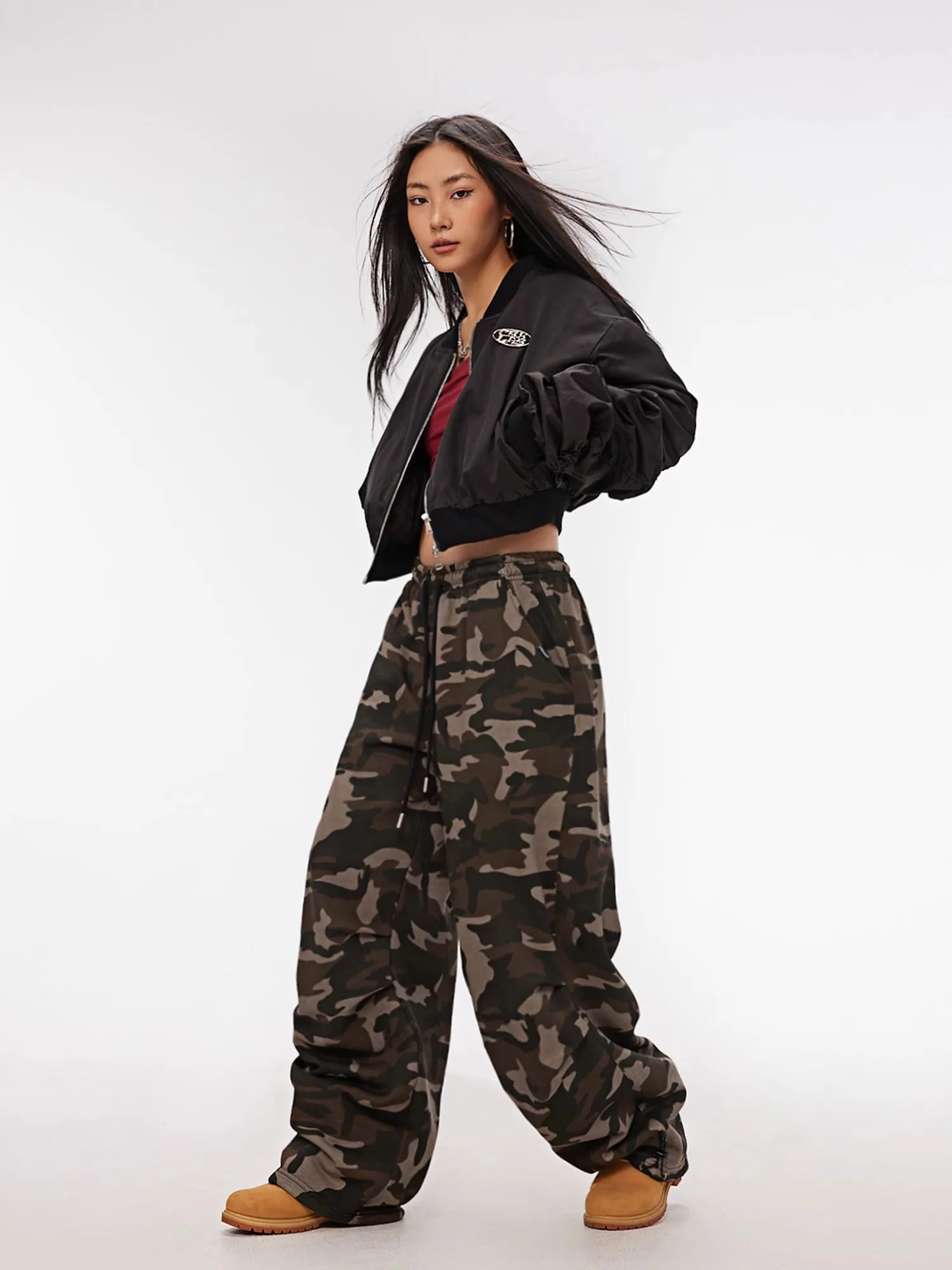 CBXLAB Street Dance Women's 2024 Camouflage hip-hop dance