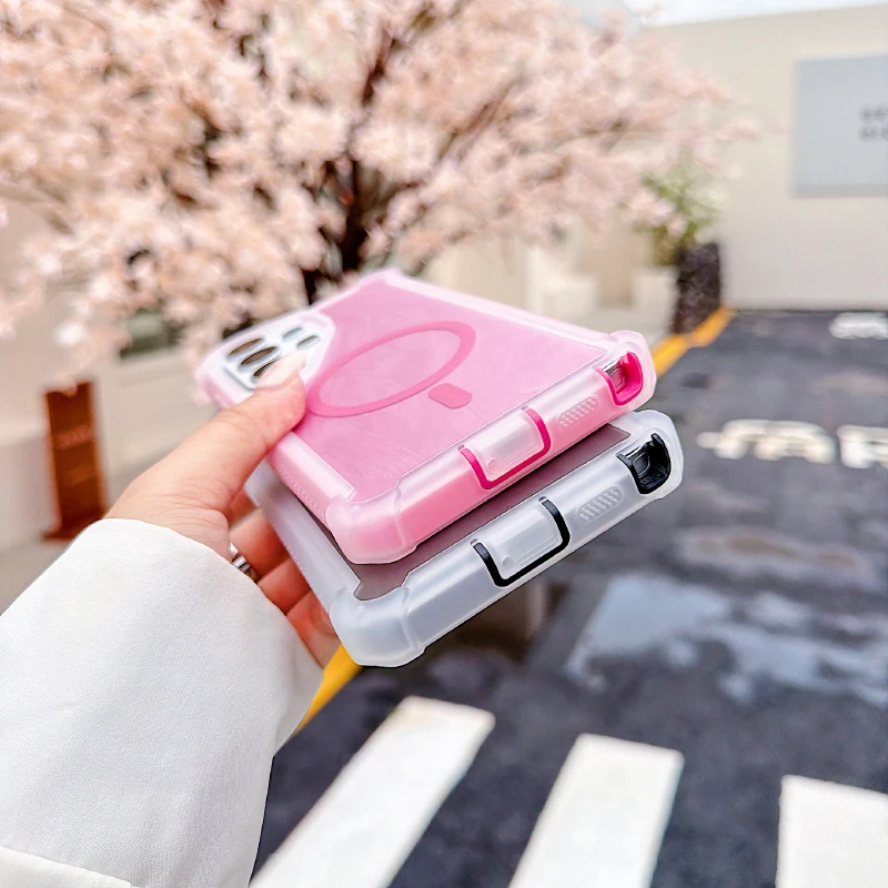 Feather Chiffon Magnetic Protective 2-in-1 Phone Case