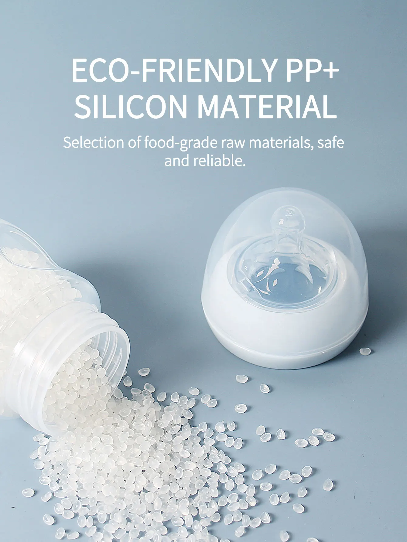 Newborn Baby Bottle PP 125ml 150ml Anti-Flatulence Wide-Caliber Plastic Milk Bottle Shatter-Resistant Bottle Set 260ml 330ml 2