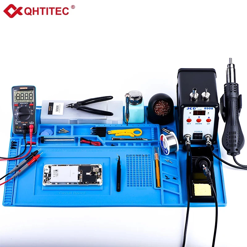 Soldering Mat Repair Cell Phone Electronics Heat Magnetic Large Pad Desk Solder 