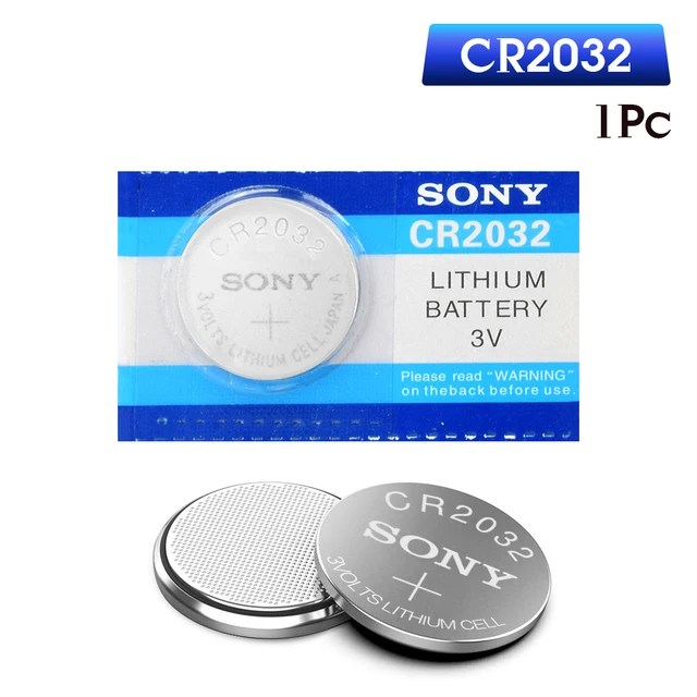 SONY 1-50Pcs CR2032 3V Lithium Button Cell Batteries BR2032 DL2032 ECR2032 Coin Battery Single Use For Watch Car Remote Key 1Pc