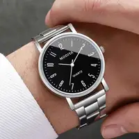 Fashion Men Business Watches Simple Analog Quartz Wristwatch Reloj Hombre（Without Box） 5