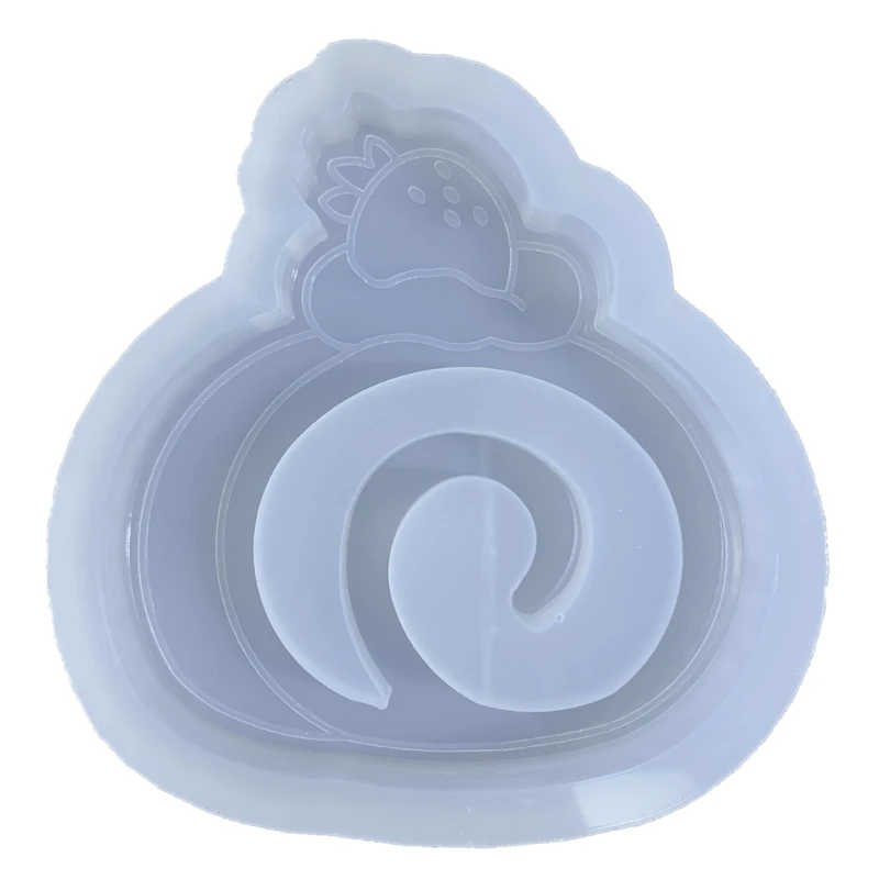 

Глянцевые силиконовые формы для украшения торта с клубникой, форма для ключей, DIY кулон, ювелирные изделия, формы для рукоделия