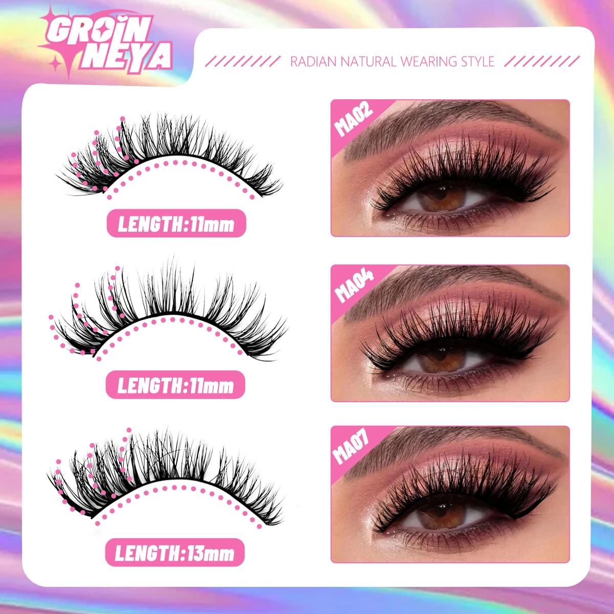 Manga Lashes Natural Look Wispy Anime False Eyelashes Mink Fluffy Eye  Lashes Pack Spiky Asian Japanese Korean Cosplay Fake Eyelashes 12 mm Curly