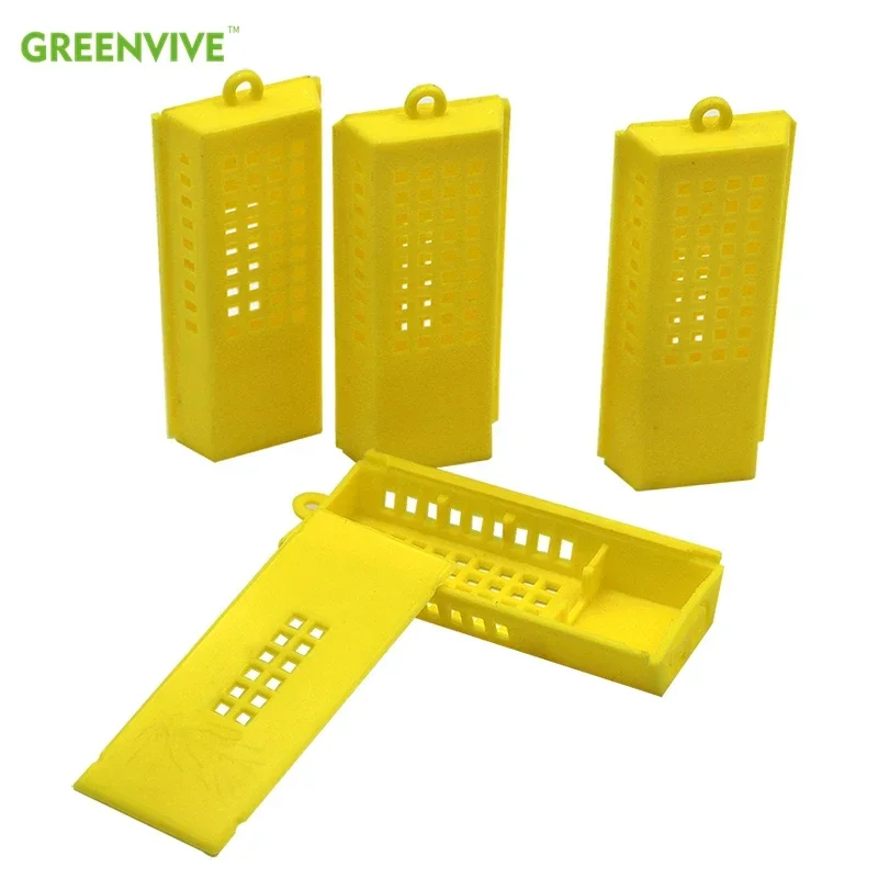 Beekeeping Transport Cages Bees Queen Post Room Cage Plastic King Prisoner Queen Bee Isolation Cage 15 Pcs Apiculture Tools