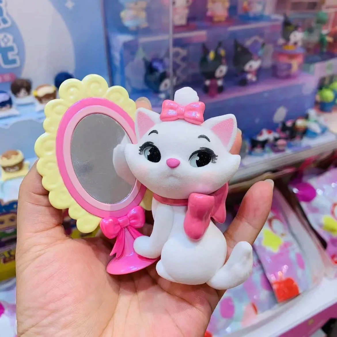 Miniso Disney Lucifer Marie Cat Blind Box Figure Kawaii Anime Mysterious Surprise Box Toys Fluffy Cat Guess Bag Cute Toys Gifts