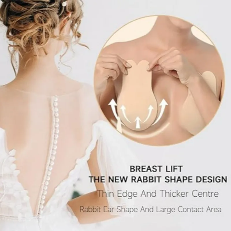 Breast sticker Lifting Chest Patch Adhesive Bra Pad Unstimulating Anti Convex Point Nipple Cover Women Chest Paste