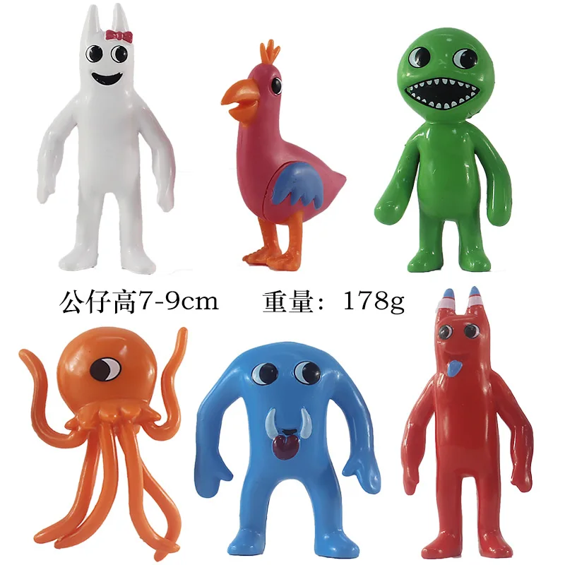 6Pcs-12Pcs/Set Banban Garden Monster Figures PVC Model Dolls Baby