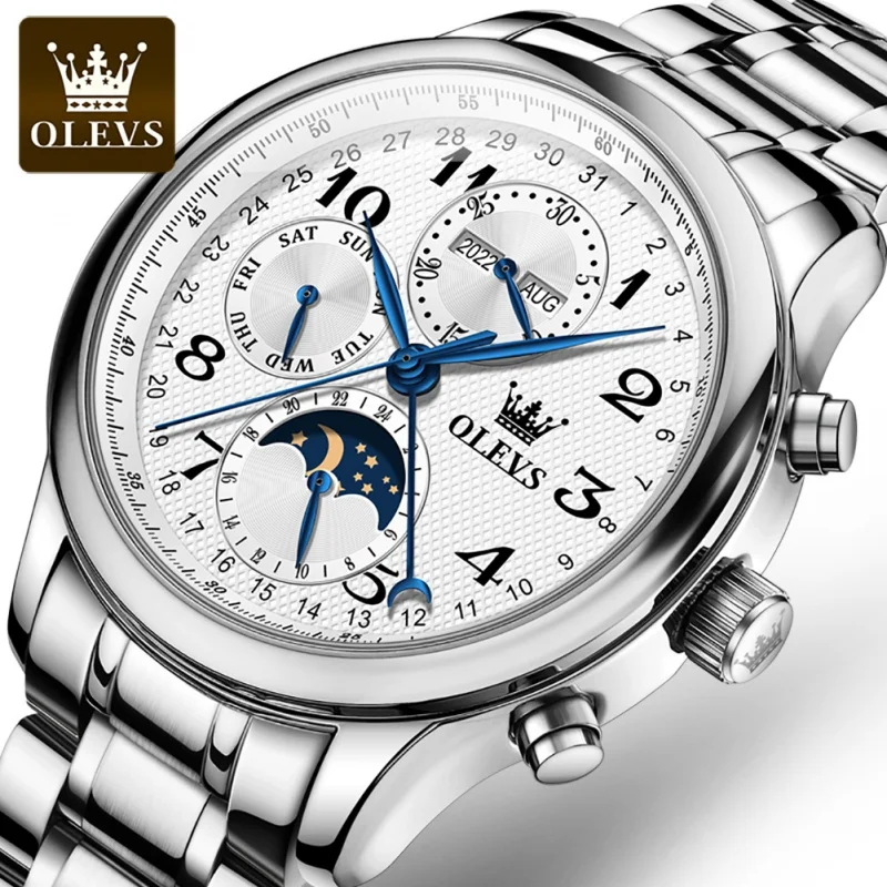 

OLEVS 6667 Luminous Waterproof automatic Men's Watch Multifunctional fashion mechanical watch