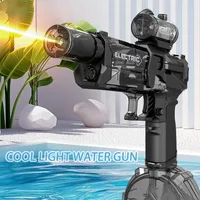 2024 New Electric Water Pistol Cool Light Full Automatic Water Spray Gun Summer Toy Sports Entertainment Children Gifts 2