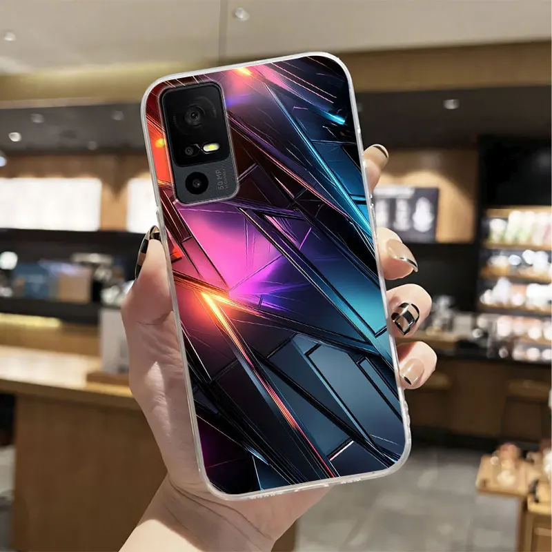 Luxury Transparent Silicone Shockproof Phone Case
