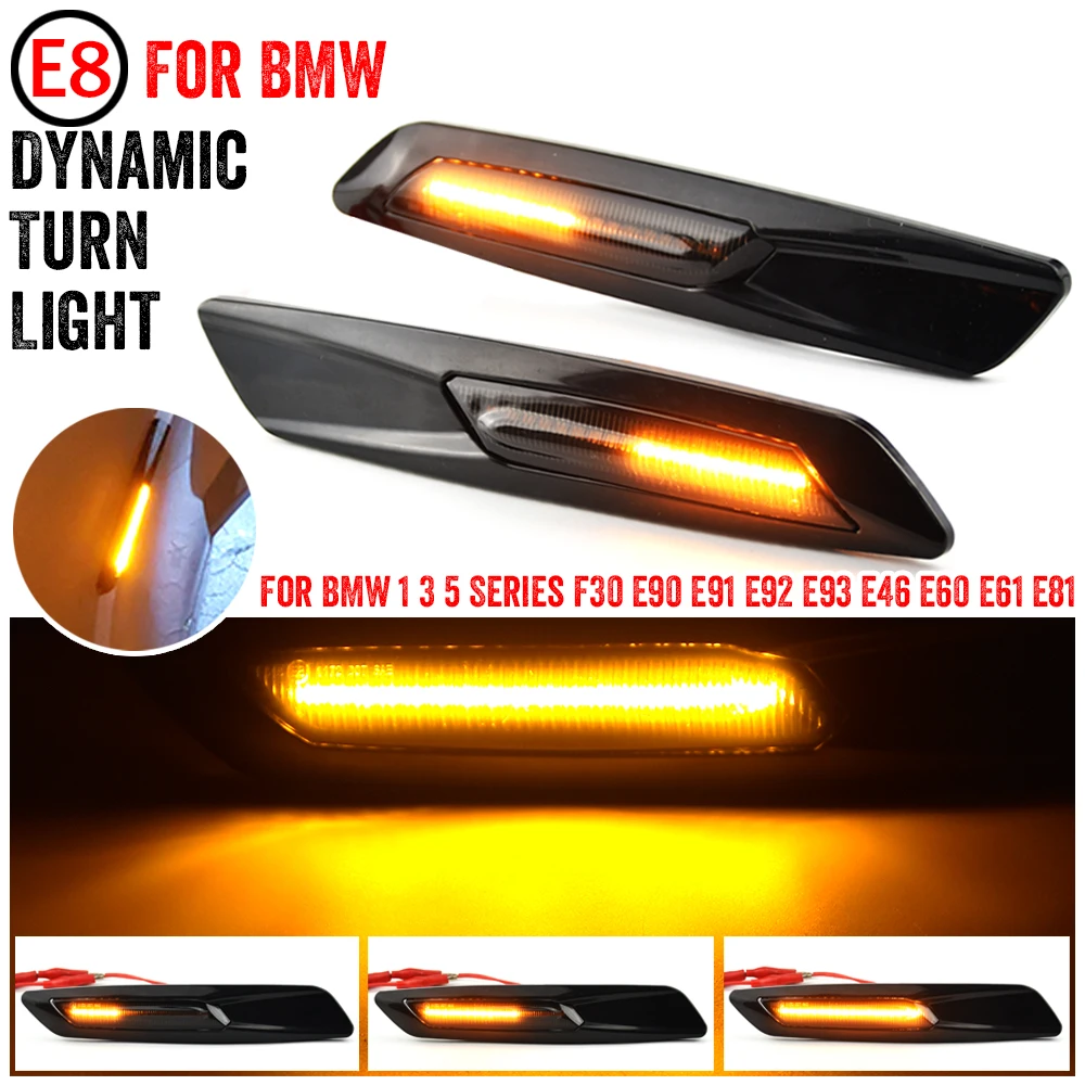 Dynamic-Sequential-Amber-12V-LED-Side-Marker-Light-Turn-Signal-Lamp-For ...