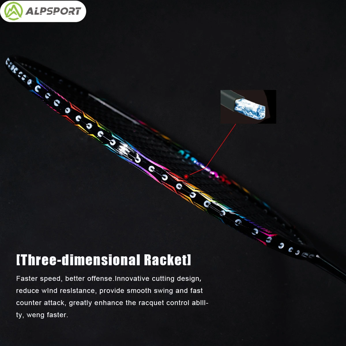 Badminton racket 8U Badminton Racket 65g Imported G5 T800 carbon fiber Professional